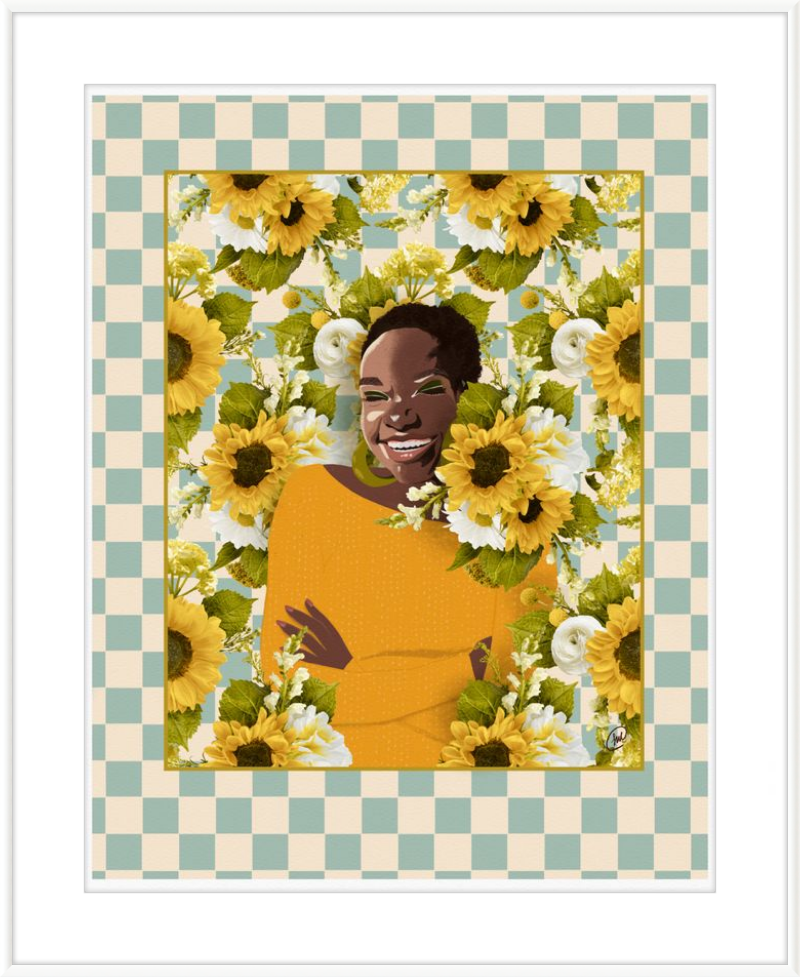 When Flower Bloom in the Sun Framed Art Print