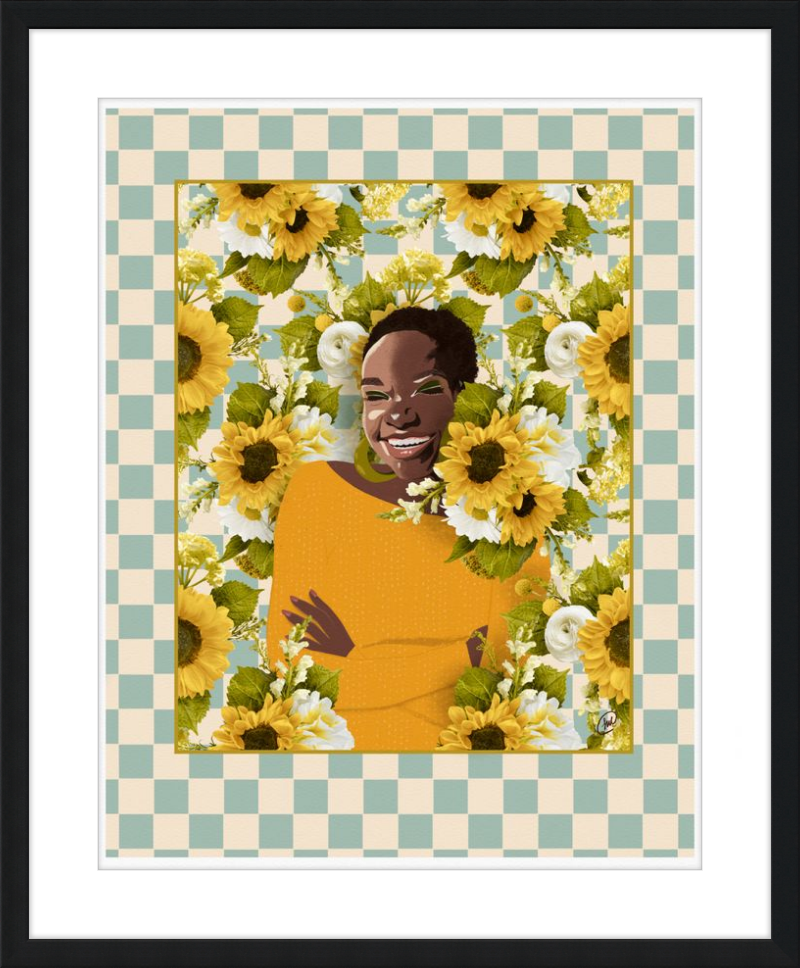When Flower Bloom in the Sun Framed Art Print