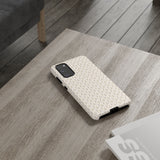 Pretty Gold and Grey Dots Phone Case - Tough & Trendy