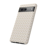 Pretty Gold and Grey Dots Phone Case - Tough & Trendy