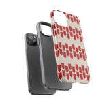 Hearts Aligned Pattern Phone Case - Tough & Trendy