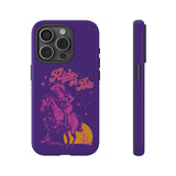 Ride or Die Cowgirl Pattern Phone Case - Tough & Trendy