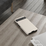 Pretty Gold and Grey Dots Phone Case - Tough & Trendy