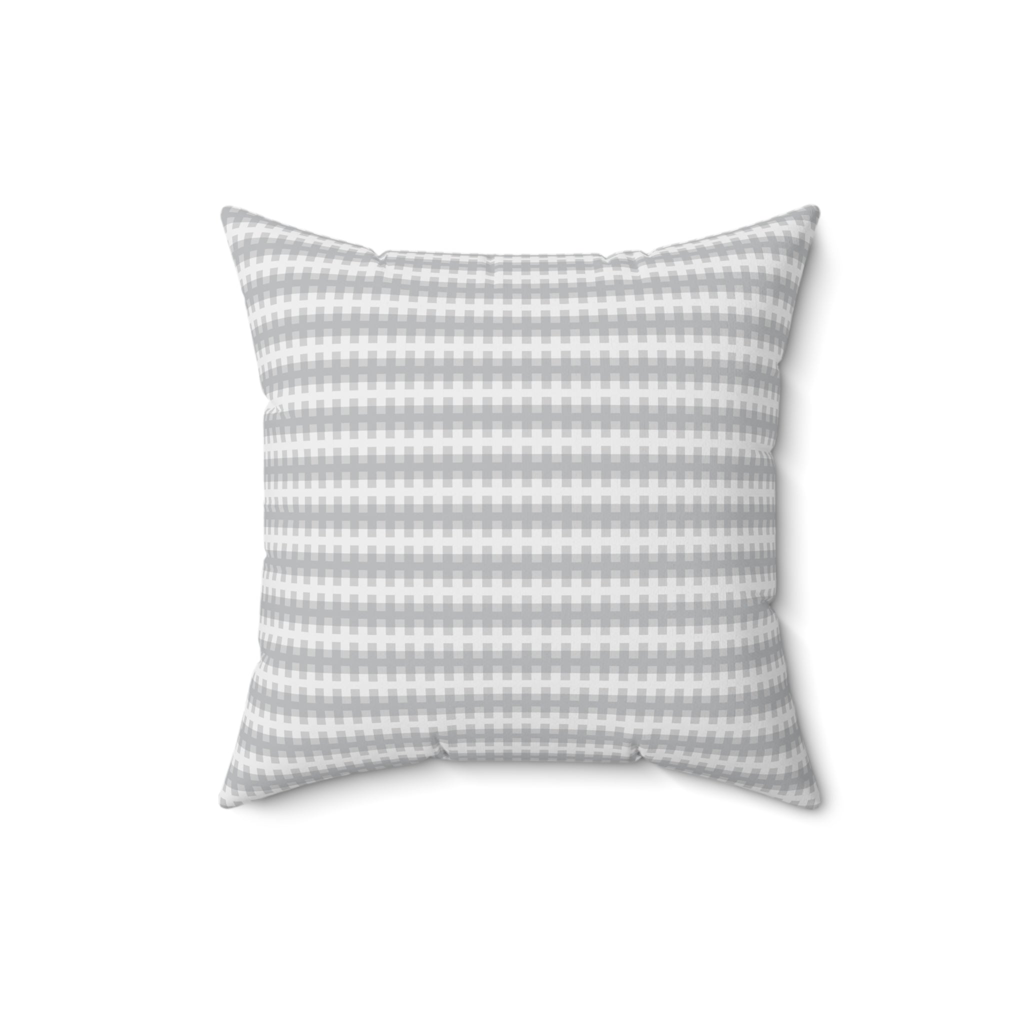 Cozy Modern Houndstooth Pillow - Spun Polyester Square Cushion