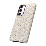 Pretty Gold and Grey Dots Phone Case - Tough & Trendy