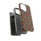 Stylish Heart Pattern Phone Case - Tough & Trendy