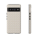 Pretty Gold and Grey Dots Phone Case - Tough & Trendy