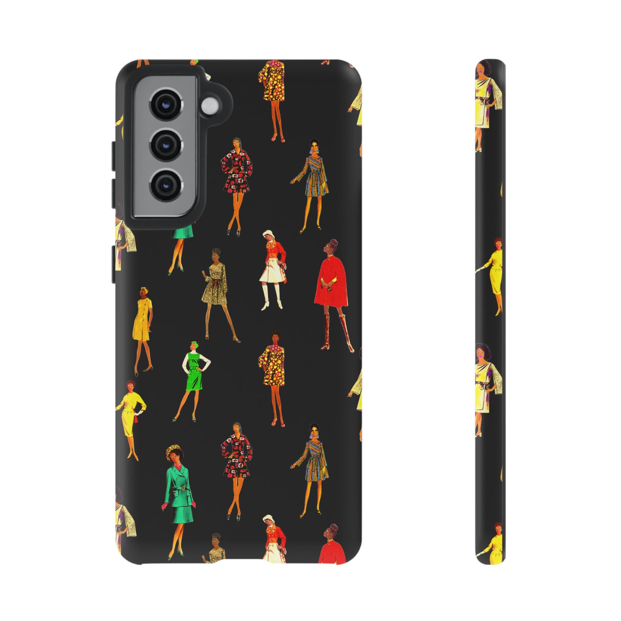 Vintage Fashion Ladies Phone Case - Tough & Trendy