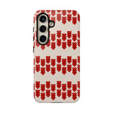 Hearts Aligned Pattern Phone Case - Tough & Trendy