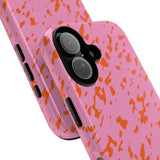 Tangerine Marble Pattern Phone Case - Tough & Trendy