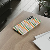 Stylish Striped Pattern Phone Case - Tough & Trendy