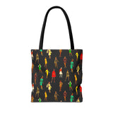 Vintage Fashion Ladies Print Tote Bag - Stylish & Versatile Carryall