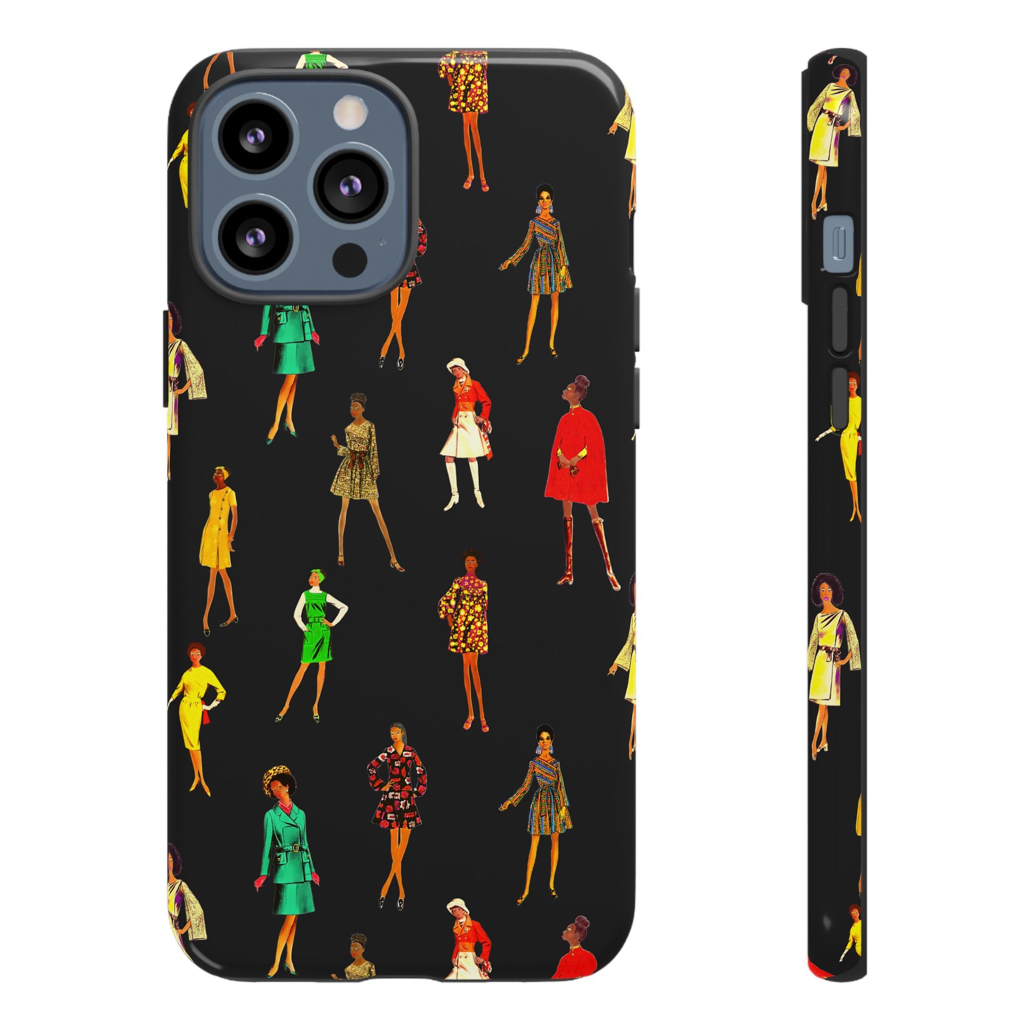 Vintage Fashion Ladies Phone Case - Tough & Trendy