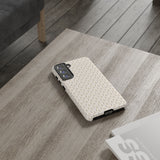 Pretty Gold and Grey Dots Phone Case - Tough & Trendy