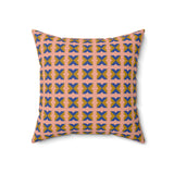 African Skies Blue Pillow - Spun Polyester Square Cushion