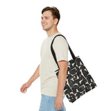 Cobblestone Black Original Art Tote Bag