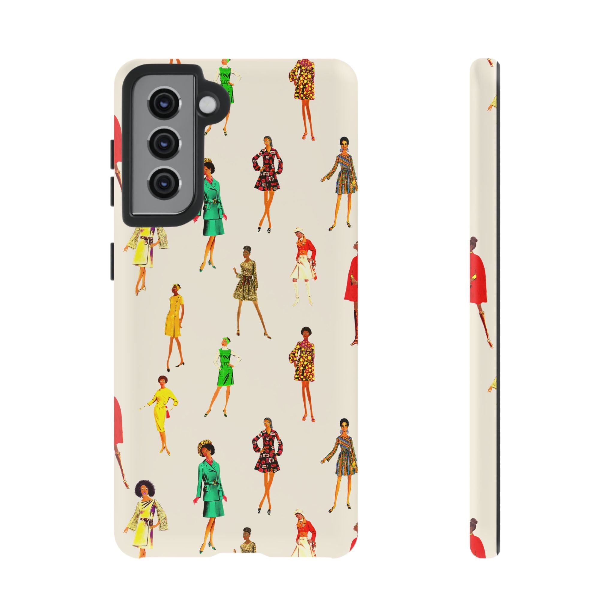 Ivory Vintage Fashion Ladies Phone Case - Tough & Trendy