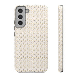 Pretty Gold and Grey Dots Phone Case - Tough & Trendy