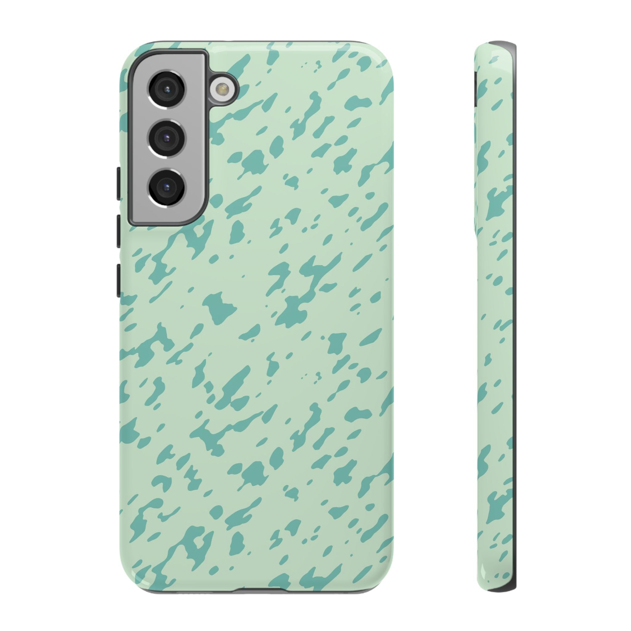 Turquoise Marble Pattern Phone Case - Tough & Trendy