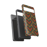 Hearts Beat Pattern Phone Case - Tough & Trendy