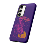 Ride or Die Cowgirl Pattern Phone Case - Tough & Trendy