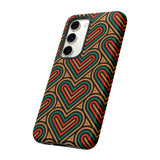 Stylish Heart Pattern Phone Case - Tough & Trendy