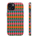 Candy Striped Pattern Phone Case - Tough & Trendy