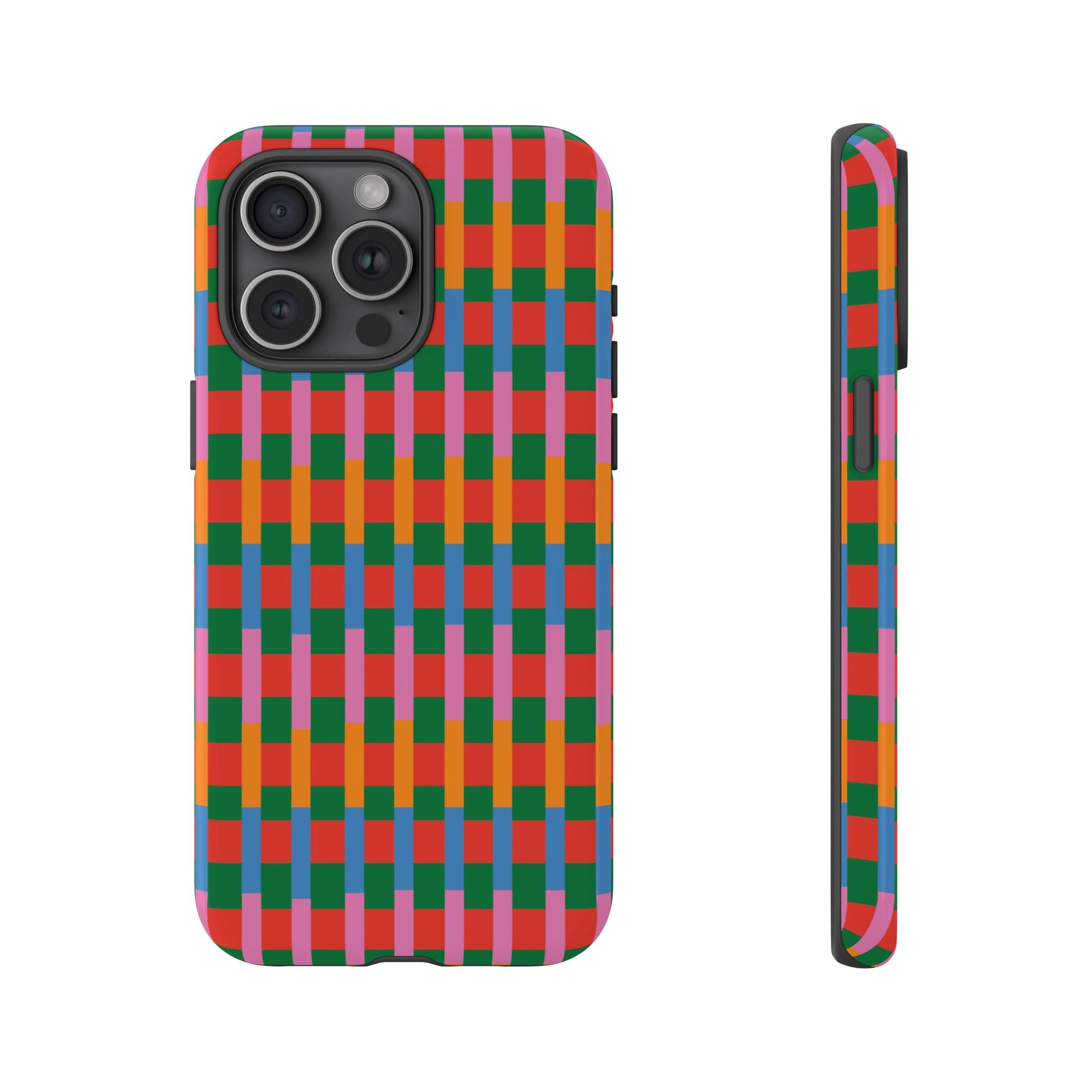 Candy Striped Pattern Phone Case - Tough & Trendy