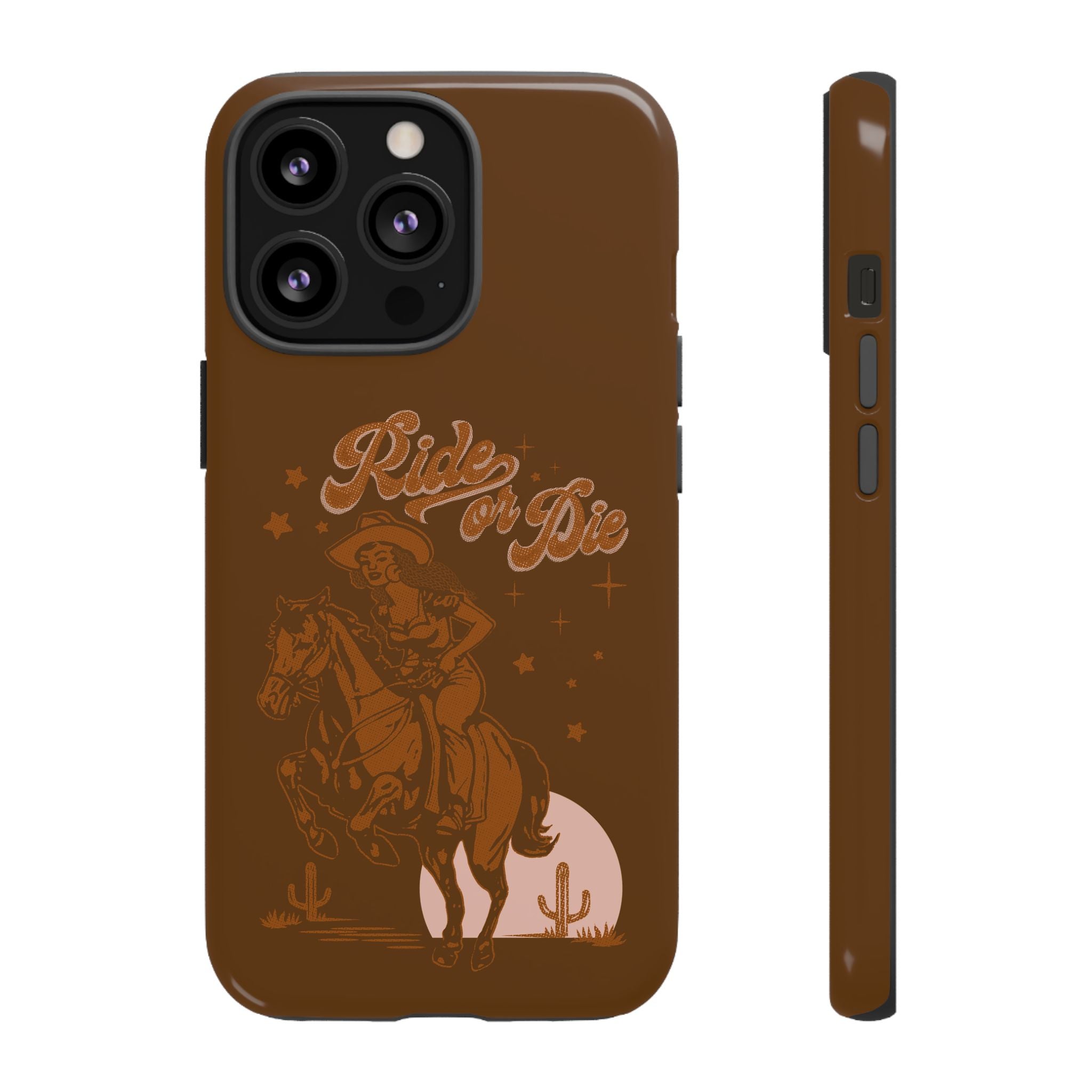 Ride or Die Cowgirl Phone Case - Tough & Trendy