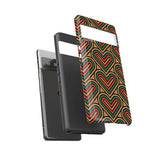 Stylish Heart Pattern Phone Case - Tough & Trendy