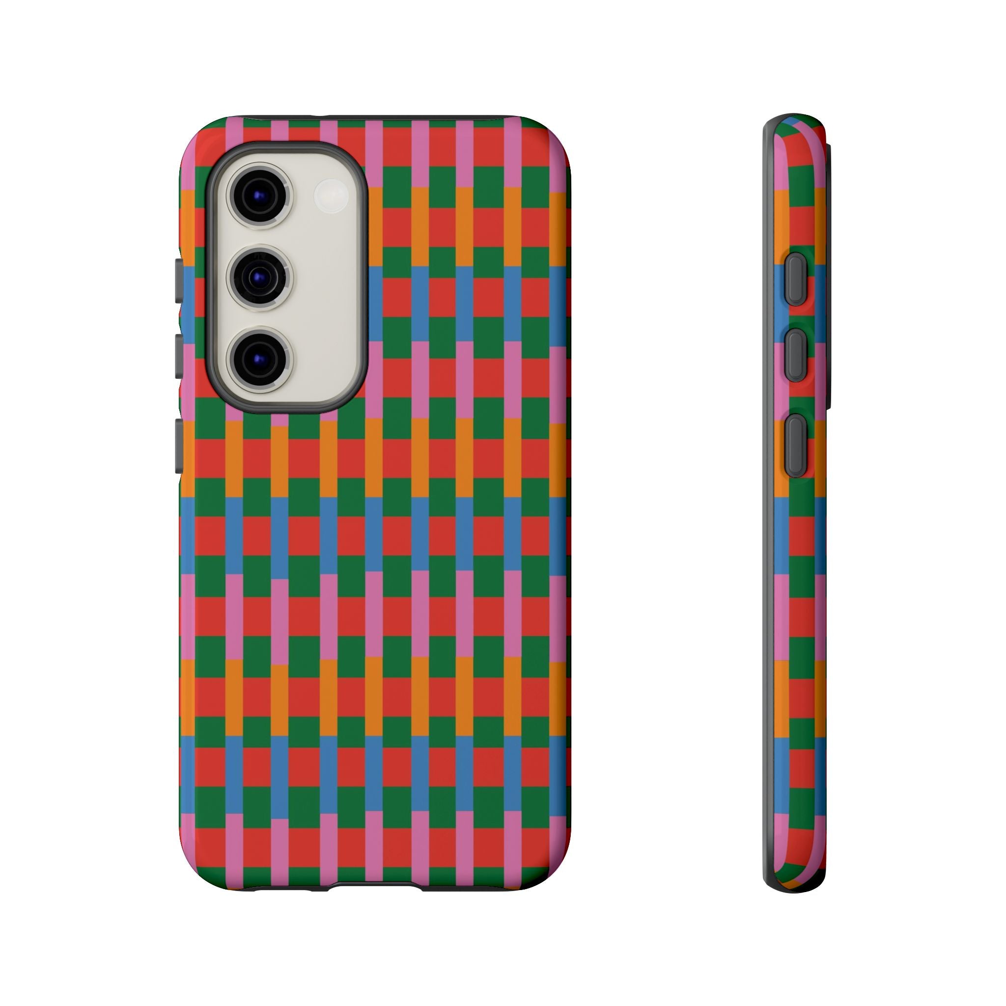 Candy Striped Pattern Phone Case - Tough & Trendy