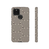 Hearts Beat Pattern Phone Case - Tough & Trendy