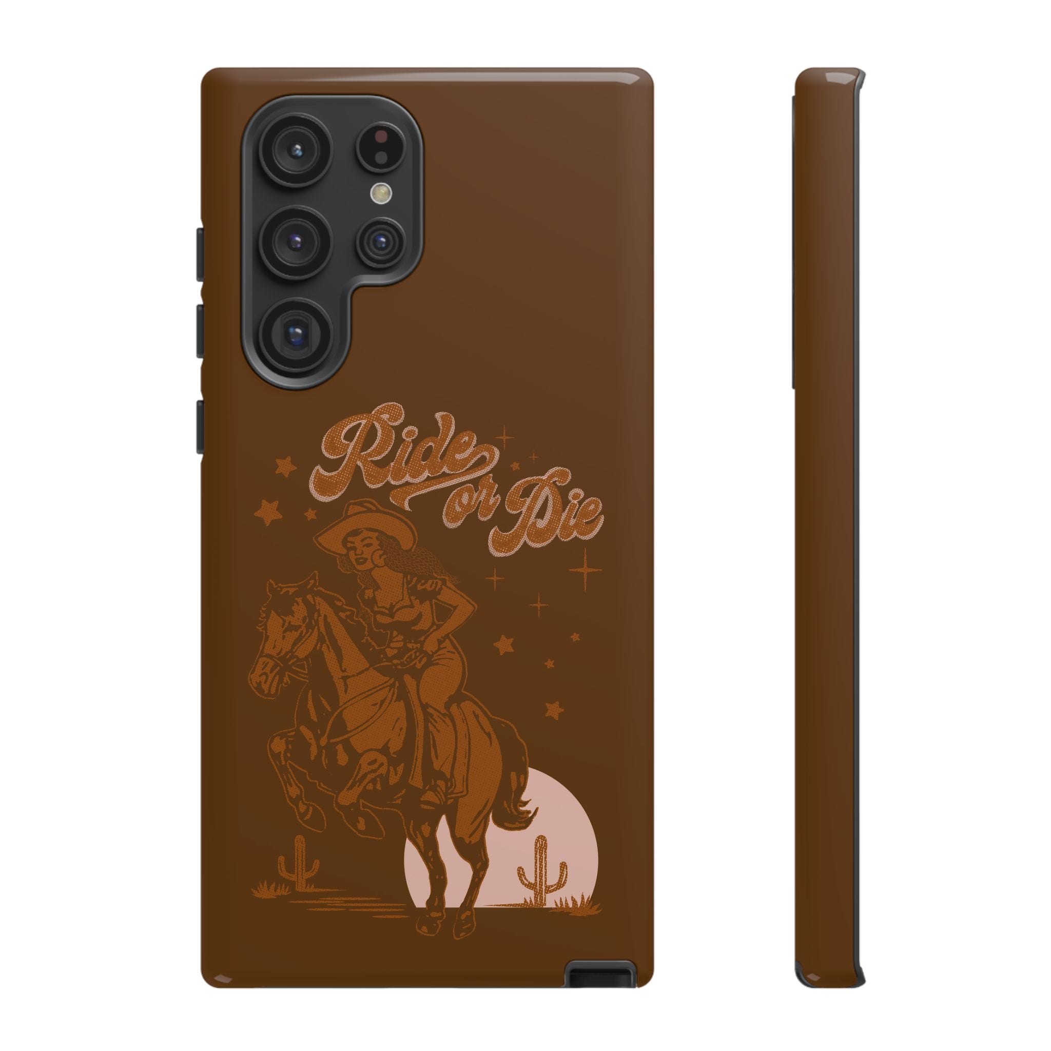 Ride or Die Cowgirl Phone Case - Tough & Trendy