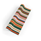 Colorful Stripe Holiday Wrapping Paper Roll - Perfect for Gift Wraps & Celebrations