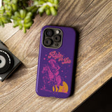 Ride or Die Cowgirl Pattern Phone Case - Tough & Trendy