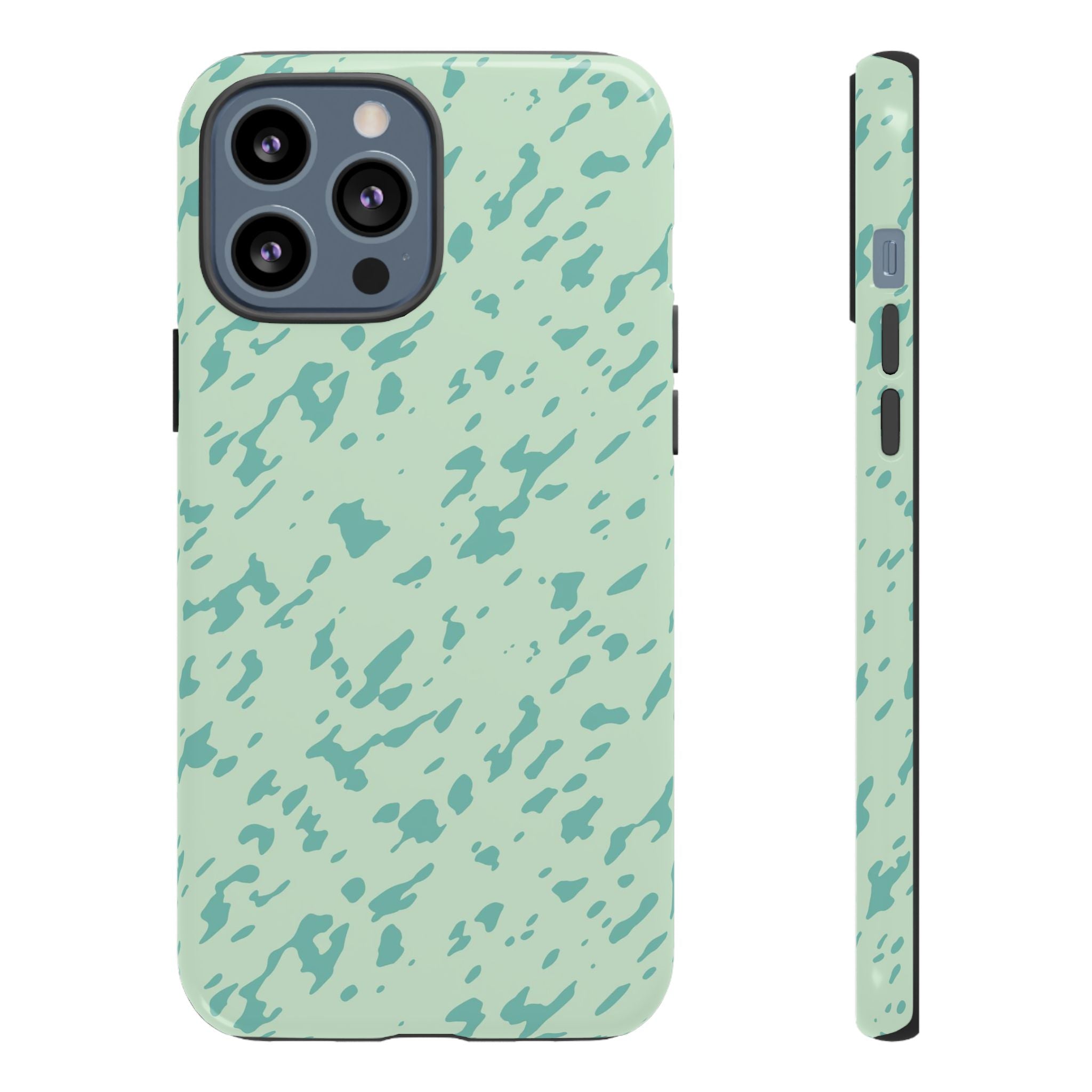 Turquoise Marble Pattern Phone Case - Tough & Trendy