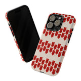 Hearts Aligned Pattern Phone Case - Tough & Trendy