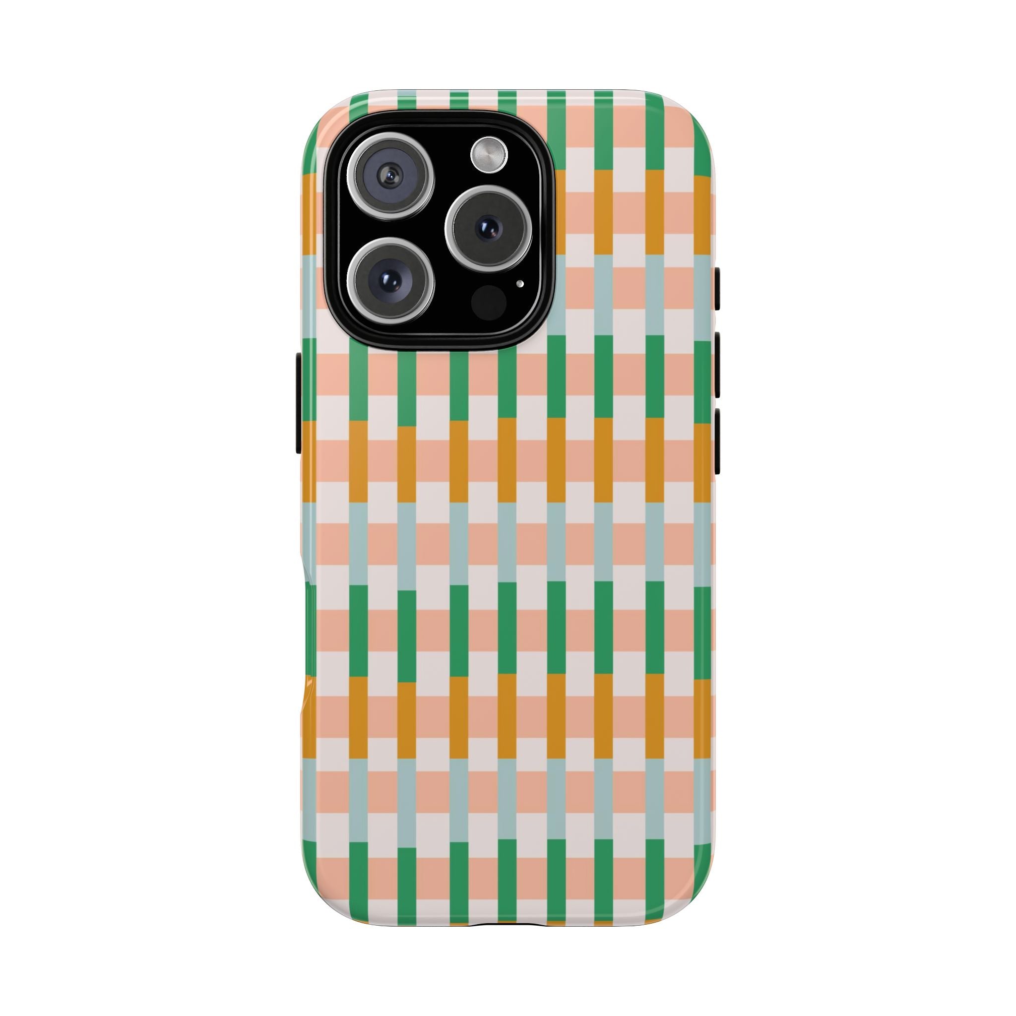 Stylish Striped Pattern Phone Case - Tough & Trendy