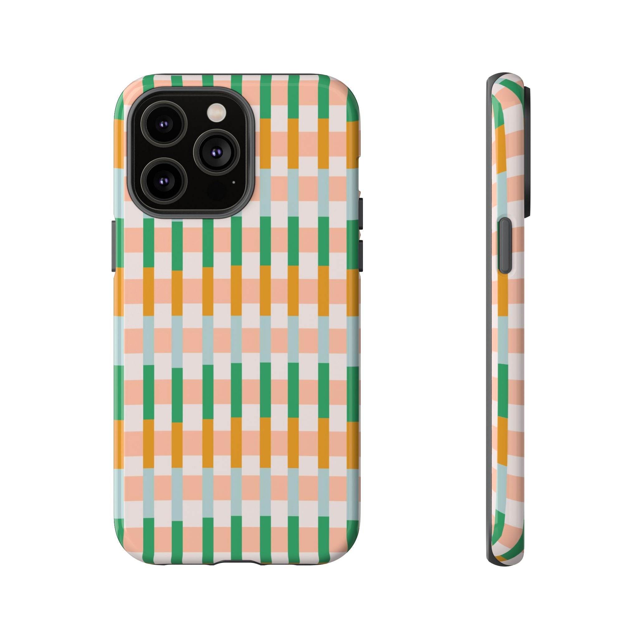 Stylish Striped Pattern Phone Case - Tough & Trendy