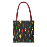 Vintage Fashion Ladies Print Tote Bag - Stylish & Versatile Carryall