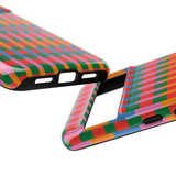 Candy Striped Pattern Phone Case - Tough & Trendy