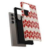 Hearts Aligned Pattern Phone Case - Tough & Trendy