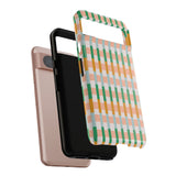 Stylish Striped Pattern Phone Case - Tough & Trendy