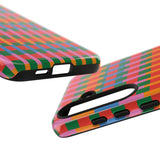 Candy Striped Pattern Phone Case - Tough & Trendy