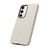 Pretty Gold and Grey Dots Phone Case - Tough & Trendy