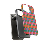 Candy Striped Pattern Phone Case - Tough & Trendy