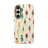 Ivory Vintage Fashion Ladies Phone Case - Tough & Trendy