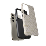 Pretty Gold and Grey Dots Phone Case - Tough & Trendy