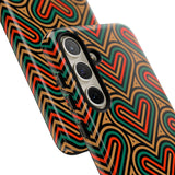 Stylish Heart Pattern Phone Case - Tough & Trendy