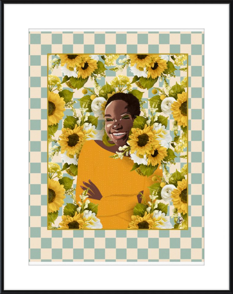 When Flower Bloom in the Sun Framed Art Print